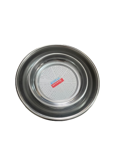 Mobilreyon Paslanmaz Krom Süzgeç Süzek Ilistir 2'li Set-25-36 Cm