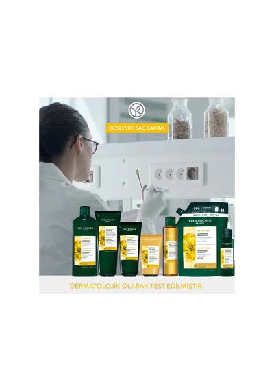 Yves Rocher Besleyici Prebiyotik Seyahat Boy Şampuan - Kuru Saçlar / Nutrition - Tuzsuz, Sls,sles İçermez , Vegan 100 Ml