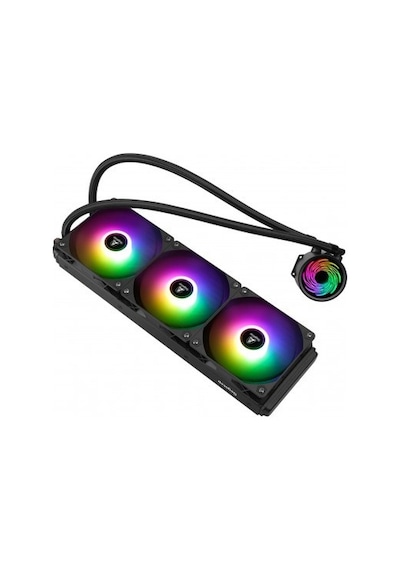 Segotep Bevere 360 Argb Siyah Sıvı İşlemci Soğutucusu Am5 Ve Lga1700 Uyumlu