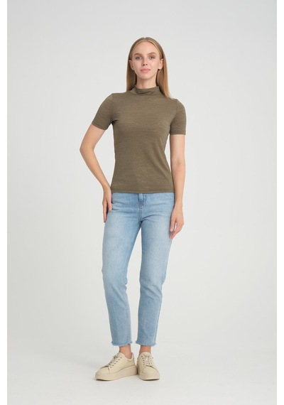 Alexandergardı Dik Yaka T-shirt B20-35912 001