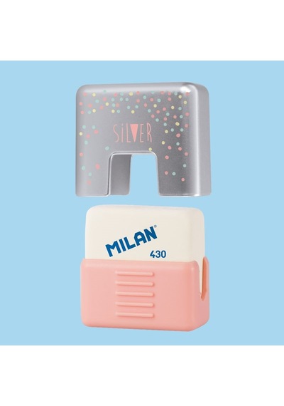 Mılan Sılver 430Sl Kapaklı Kare Silgi 30Lu