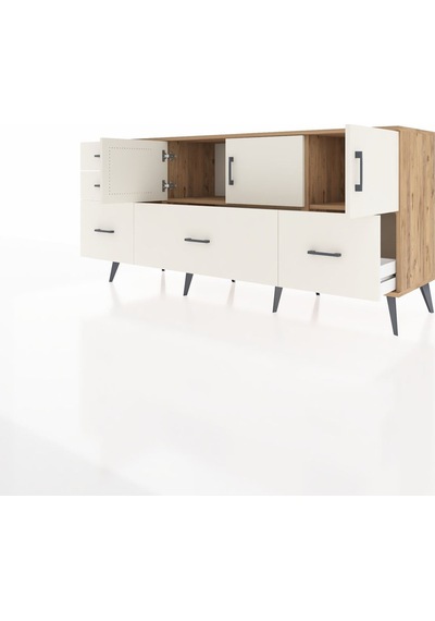 Hyperion Konsol 2 Raflı 5 Çekmeceli 3 Kapaklı 176x44x83 Çam-aytaşı Aytaşı Hyperion Konsol 2 Raflı 5 Çekmeceli 3 Kapaklı 176x44x83 Çam-aytaşı Aytaşı