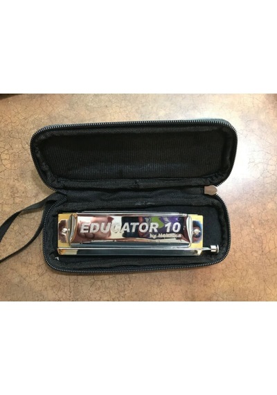 Hohner Educator 10 Delik Chromatik Pompalı Mızıka-çantalı