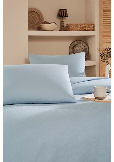Pike Takımı Bamboo Çift Kişilik Mavi Colurıst E