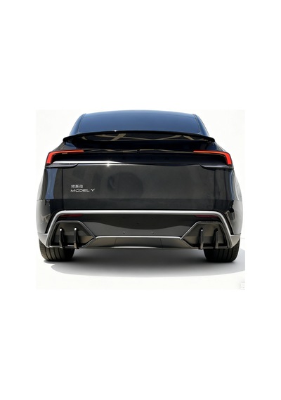 Red Lion Parts Tesla Model Y Juniper 2025-2026+ Uyumlu Mat Siyah Arka Difüzör Yan Ekleri 2'li Set