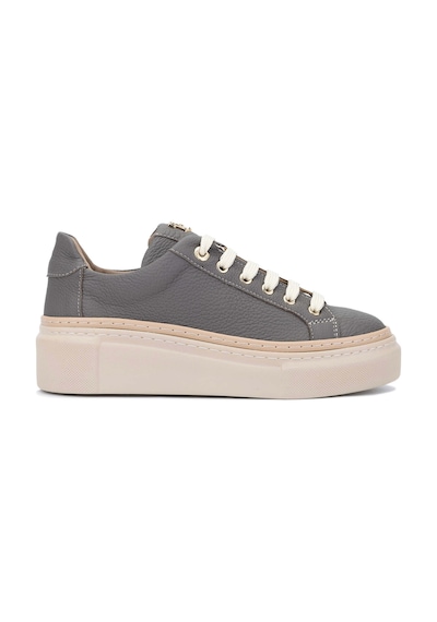 Tamer Tanca Kadın Hakiki Deri Koyu Gri Sneakers & Spor Ayakkabı 937 5022-09 Bn Ayk Y23 K.grı Fltr Koyu Gri