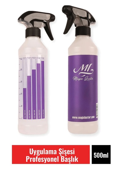 Seyreltme Şişesi 500 Ml Ölçekli Profesyonel Uygulama Şişesi