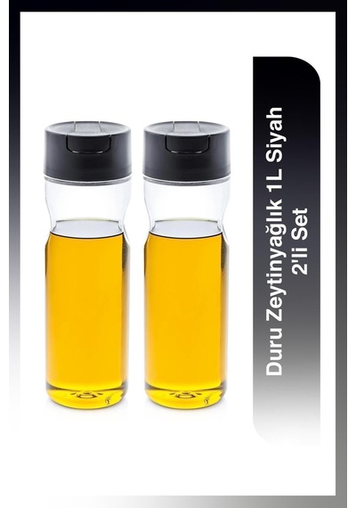 Zeytinyağlık 1l Siyah 2'li Set Sarı