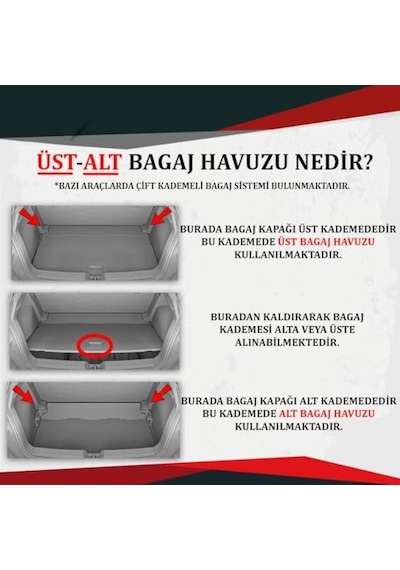 Peugeot 3008 Active İle Uyumlu 4d Paspas Ve Üst Bagaj Havuzu 2017 Ve Üstü Açık Bej