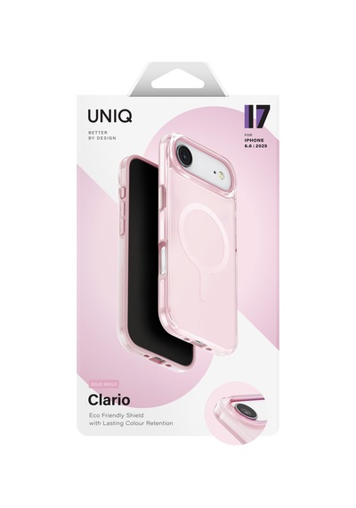 Apple Uyumlu iPhone 17 Air Kılıf Clario Geri Dönüşüm Doğaya Duyarlı Materyal Kapak Çift Katman Magsafe Özellikli Pembe Apple Uyumlu iPhone 17 Air Kılıf Clario Geri Dönüşüm Doğaya Duyarlı Materyal Kapak Çift Katman Magsafe Özellikli Pembe