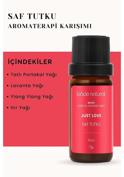 Bade Natural Saf Tutku Aromaterapi Karışımı 10 ML