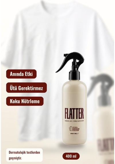Flatter Kırışıklık Açıcı Ve Kumaş Bakım Spreyi Ütüsüz Pratik Çözüm 400 Ml Tekli