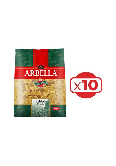 Arbella Kelebek Makarna 10 x 500 G