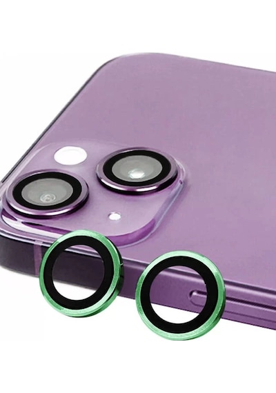 Newface Apple İphone 13 Raze Metal Kamera Lens - Yeşil