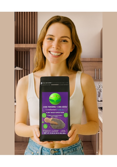 Chia Tohumu 1 Kg Yüksek Lif & Omega 3 İçerikli %100 Bitkisel Süper Gıda Vegan Gluten Free