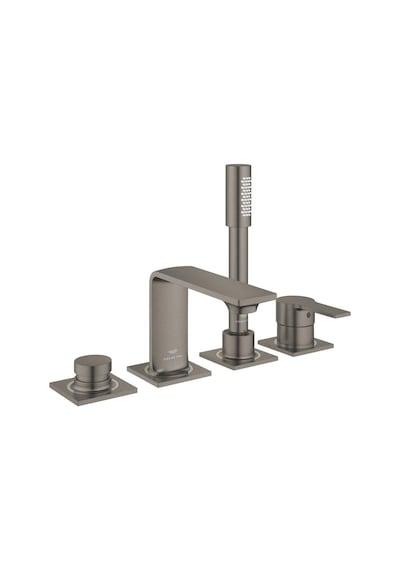 Grohe Allure 19316AL1 Fırçalı Sert Grafit 4 Delikli Ankastre Küvet Bataryası Nikel