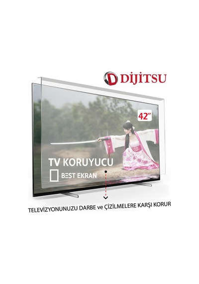 Dijitsu Uyumlu 42ds9000 Tv Ekran Koruyucu - 42" İnç 106 Kırılmaz