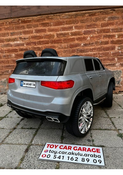Bmw Akülü Araba 0-6 Yaş Gri