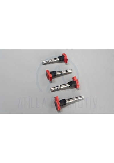 4 X Vw Passat B6 05-11 1.4 Tsi 1.6 Fsi Atesleme Bobini Kirmizi Or 434792258