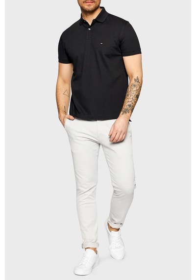 Tommy Hilfiger Erkek Polo Yaka T Shirt Mw0mw17770 Bds Siyah Siyah