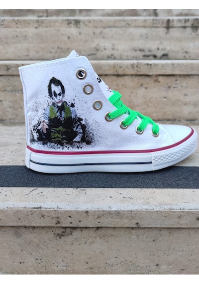 Unisex Sneakers Spor Ayakkabı Convers Modeli Joker Baskılı (525763347)