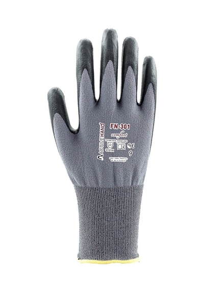 Fn 301 Comfort No:10 Köpük Nitril Kaplı Polyester Likra Eldiven