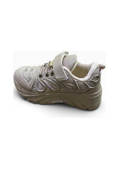 Shoes Kız Çocuk Kalın Tabanlı Cırt Bantlı Spor Ayakkabı Bej - 941234682 Bej