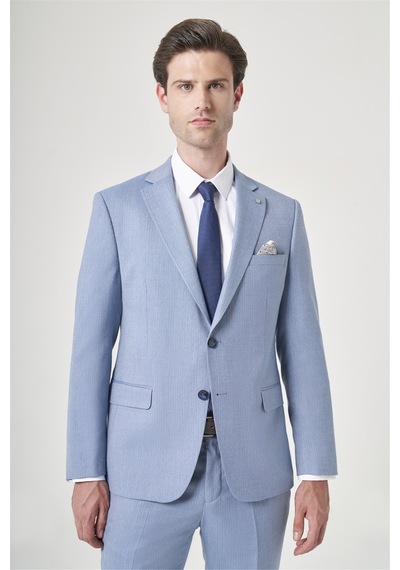 İmza Mavi-gri Mono Yaka Çizgili 6 Drop Slim Fit Tam Astar Esnek Takım Elbise 1001260901 Mavi - Gri İmza Mavi-gri Mono Yaka Çizgili 6 Drop Slim Fit Tam Astar Esnek Takım Elbise 1001260901 Mavi - Gri