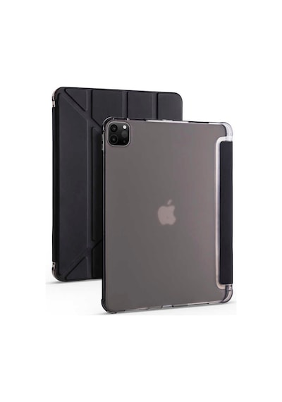 Apple Uyumlu iPad Pro 12.9 2021 Kılıf (5.Nesil) Kalem Bölmeli Smart With