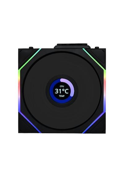 Unı Fan Tl Wıreless Lcd 3x120mm Siyah Kasa Fanı G99.12tllcd1w3b.00