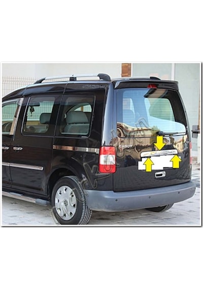 Vw Caddy Krom Bagaj Çıtası 2004-2010 Tek Kapı Paslanmaz Çelik N11.53061