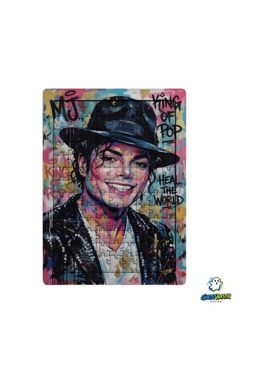 Ghostbastır Design Michael Jackson 99 Parça Ayaklı Puzzle Dekoratif Çocuk Yapbozu 0169