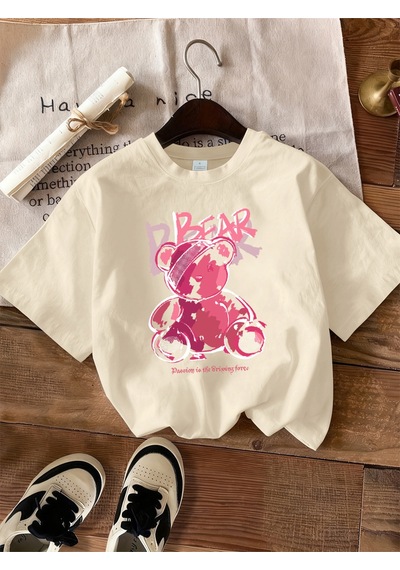Noıssey Urban Pop Graphic Kadın Tişört Koleksiyonukod 5484 Bej
