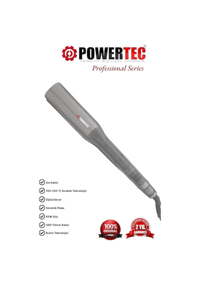 Powertec TR - 2840 Buharlı Saç Düzleştirici