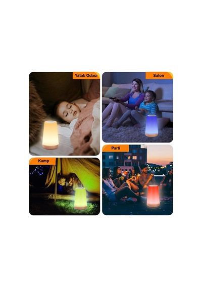 Masaüstü Şarjlı Led Aydınlatma Gece Lambası/gt-cl11