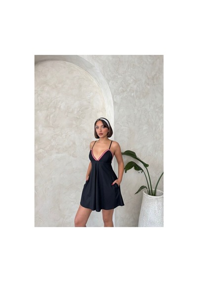 Verymoda Askıllı Elbise Vmd2793 Siyah
