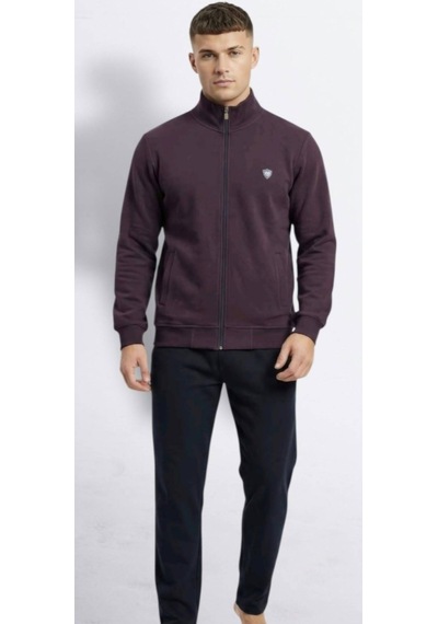 Erse %100 Pamuk Selanik Örme Uzun Kol Mont Eşofman-pijama Takımı Kışlık - 9020368676236 Bordo