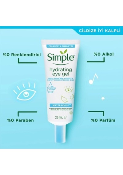 Vegan Göz Kremi 25 Ml, Su Bazlı Nemlendirici Etki