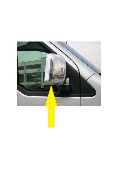 Ford Connect Abs Krom Ayna Kapağı 2 Parça 2002-2009 Arası