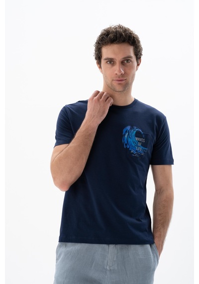 AR-MA Arma Erkek Regular Fit Bisiklet Yaka Tişört Y25344406101 001