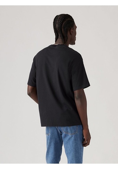 Levi's Erkek Bisiklet Yaka Siyah T-shirt - 005f9-0000 Siyah
