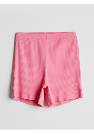 Lcw Young Pembe Bağlamalı Yaka Kadın Şortlu Pijama Takımı