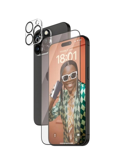 Panzerglass 2 İn 1 Pack Apple iPhone 15 Pro Tam Uyumlu Ekran Koruyucu Ve Kolay Hizalayıcı
