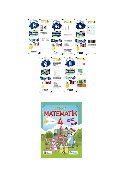 4. Sınıf Tüm Dersler Yaprak Test Seti + Doğada Matematik