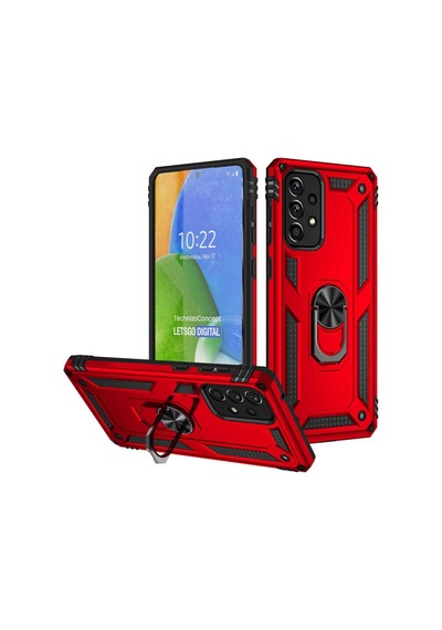 Samsung Uyumlu Galaxy A73 Kılıf Zore Vega Kapak Kırmızı