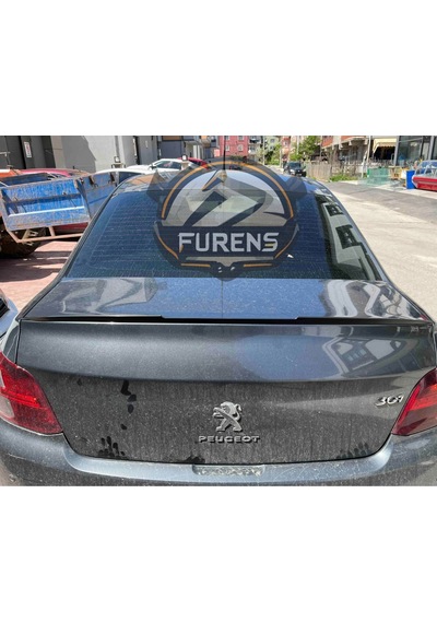 Peugeot 301 Bagaj Üstü Yarasa Spoiler Piano Black