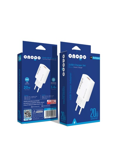 Onopo 3.4a Usb Girişli Hızlı Şarj Adaptörü - X9
