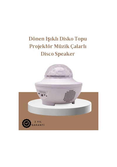 Müzik Ritimli Işık Değişimi &amp Dönen Dalga Efekti Galaxy Projektör Diğer
