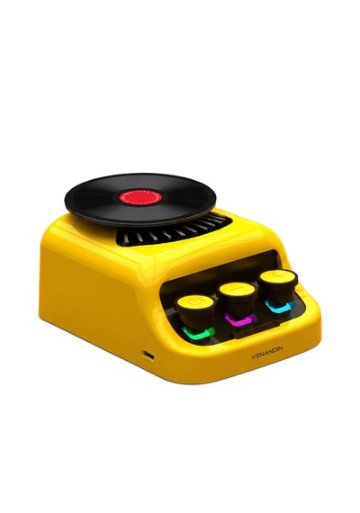 Venandin Z18 Gromo Bluetooth Hoparlör Retro Rgb Hoparlör Ve 360 Dönen Aroma Diskli Esans Koku Dağıtıcı