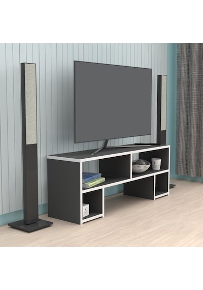 Kenzlife televizyon sehpası abudabi gri 040*080*30 tv ünitesi